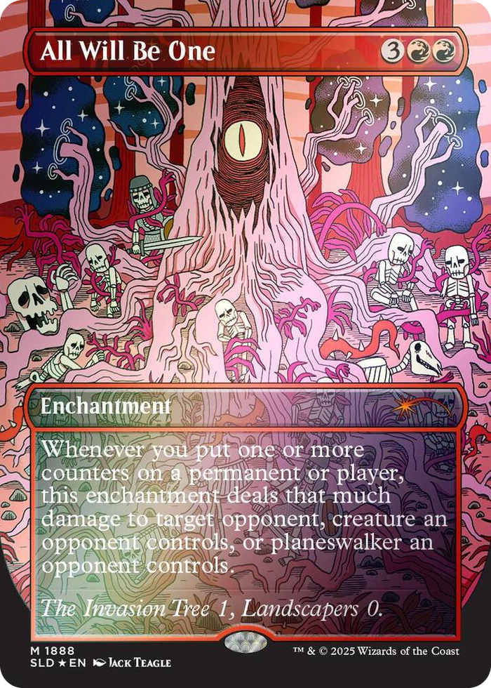 All Will Be One (Rainbow Foil) #1888 M - Secret Lair Drop Series Pokemon card