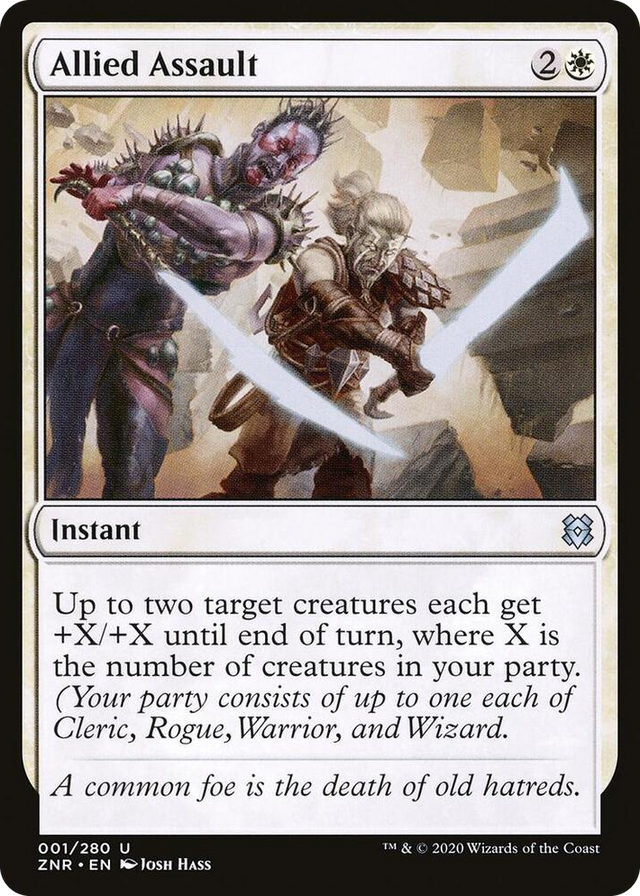 0001 Allied Assault U Zendikar Rising