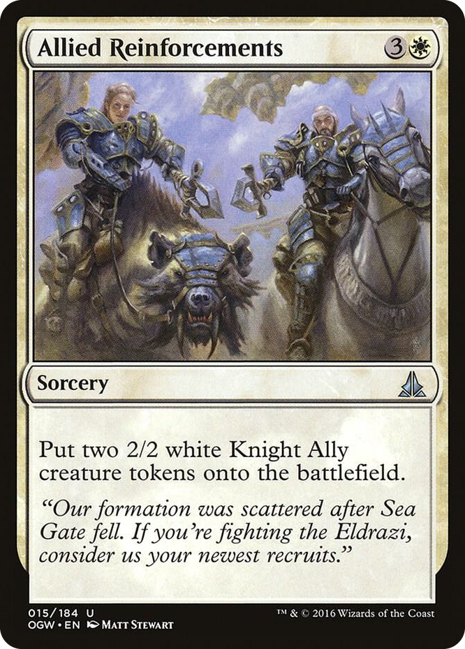 Allied Reinforcements #15 U - Oath of the Gatewatch Pokemon card