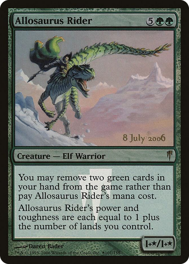 0101 Allosaurus Rider R Prerelease Cards