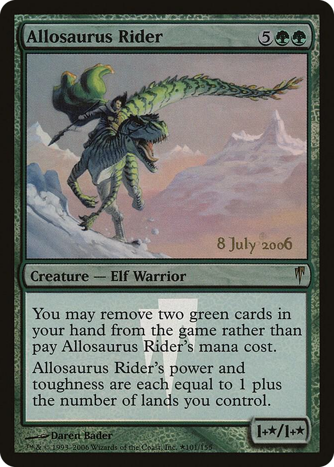 Allosaurus Rider #101 R - Prerelease Cards Pokemon card