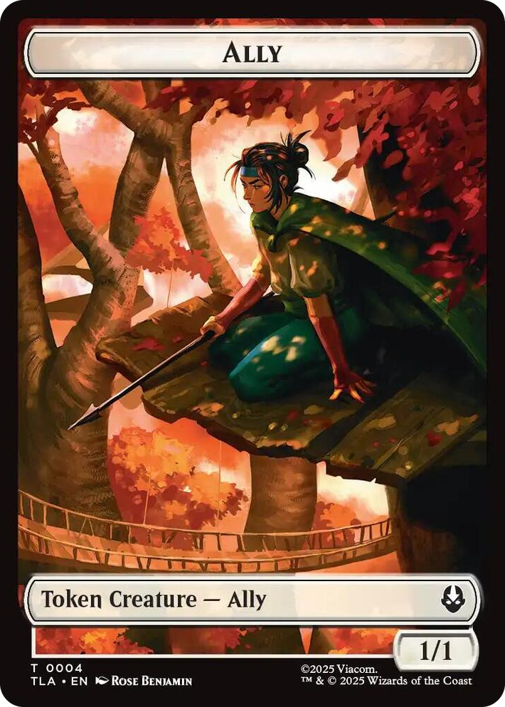 0004 Ally (0004) // Clue (0015) Double-Sided Token T The Last Airbender