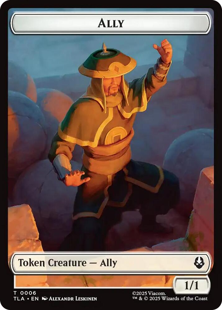 0006 Ally (0006) // Bear Double-Sided Tokens T The Last Airbender