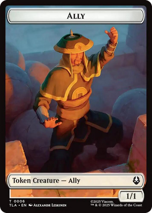 0006 Ally (0006) // Bear Double-Sided Tokens T The Last Airbender