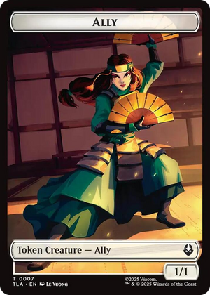 0007 Ally (0007) // Clue (0018) Double-Sided Token T The Last Airbender