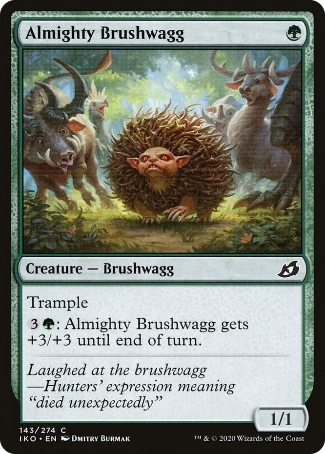 0143 Almighty Brushwagg C Lair of Behemoths