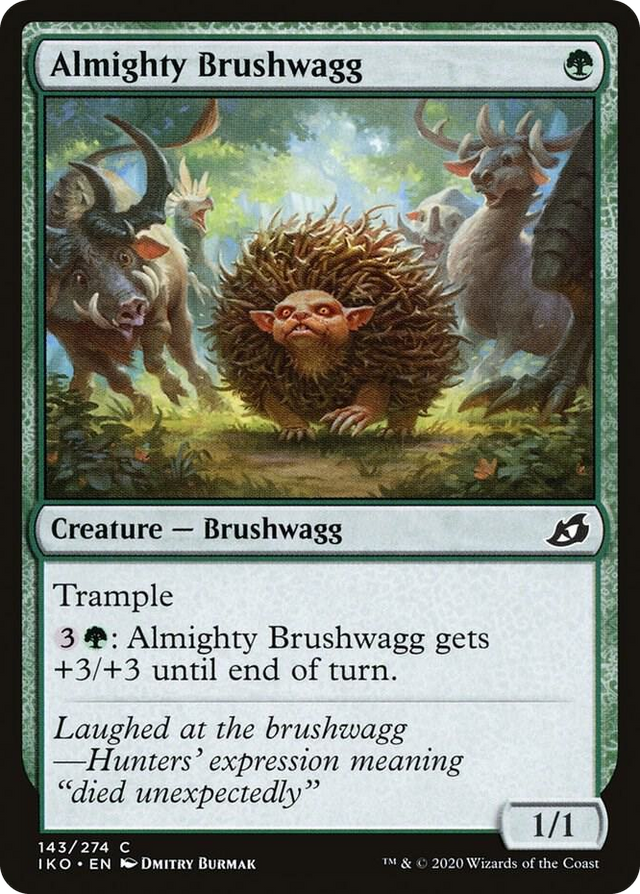 0143 Almighty Brushwagg C Lair of Behemoths