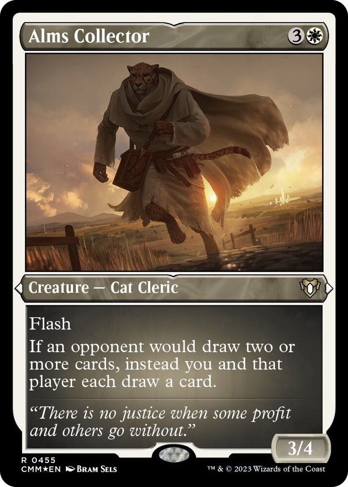 0455 Alms Collector (Foil Etched) R Commander Masters