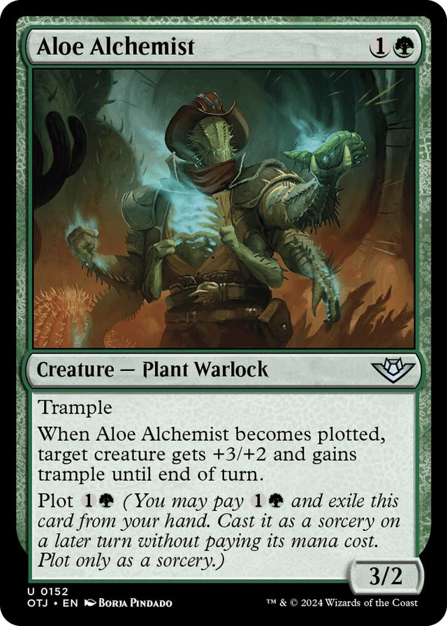 0152 Aloe Alchemist U Outlaws of Thunder Junction