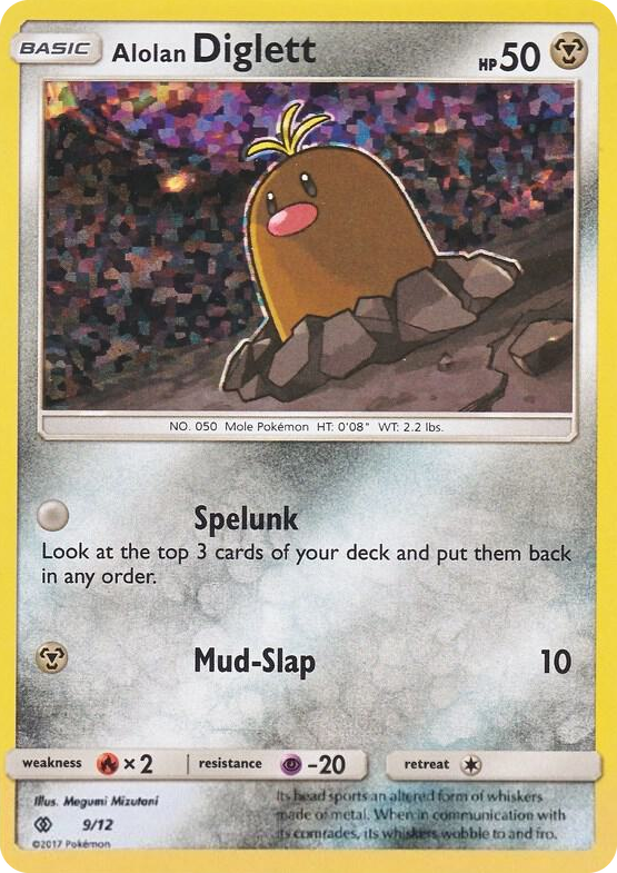 0009 Alolan Diglett Promo McDonald's Promos 2017