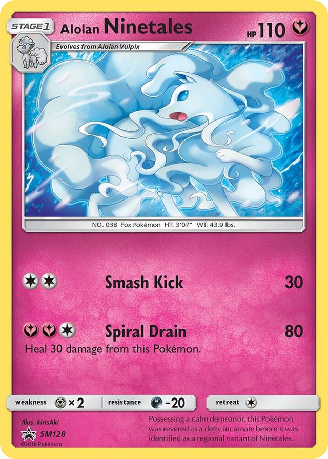SM128 Alolan Ninetales - SM128 Promo SM Promos