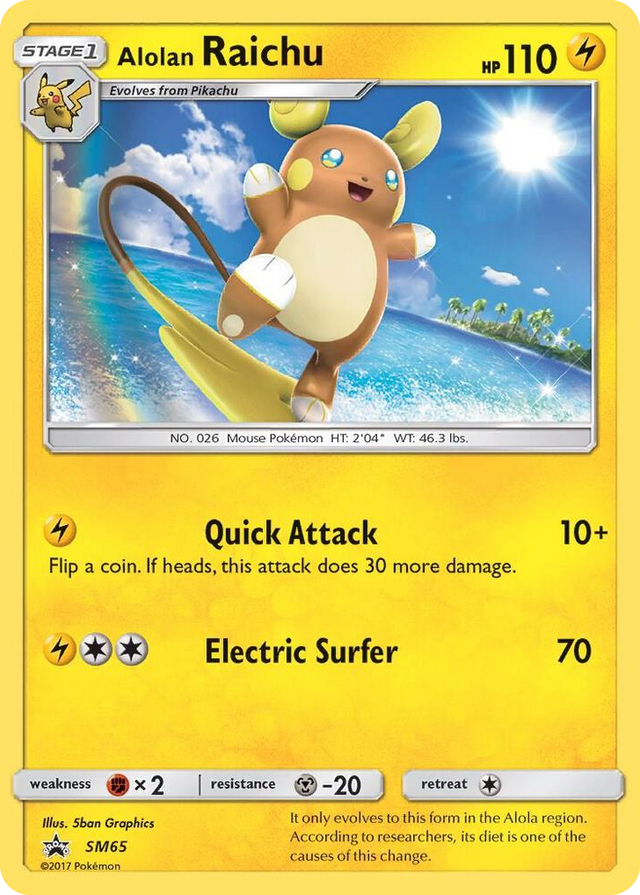 SM065 Alolan Raichu - SM65 Promo SM Promos