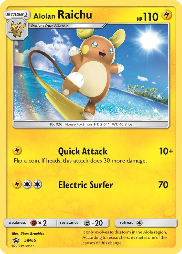 SM065 Alolan Raichu - SM65 Promo SM Promos
