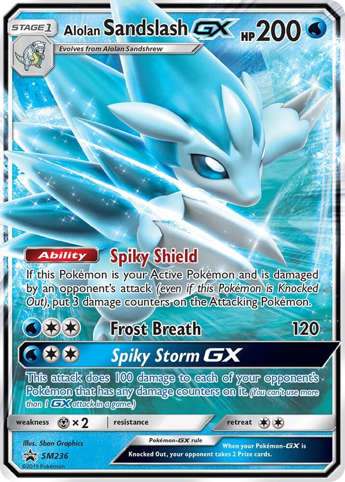 SM236 Alolan Sandslash GX - SM236 Promo SM Promos