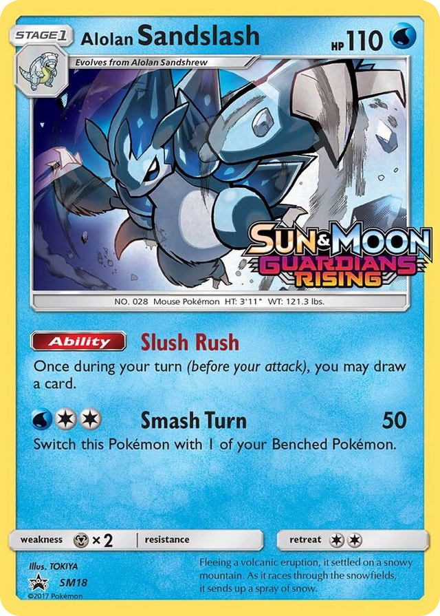 SM018 Alolan Sandslash - SM18 (Prerelease) Promo SM Promos