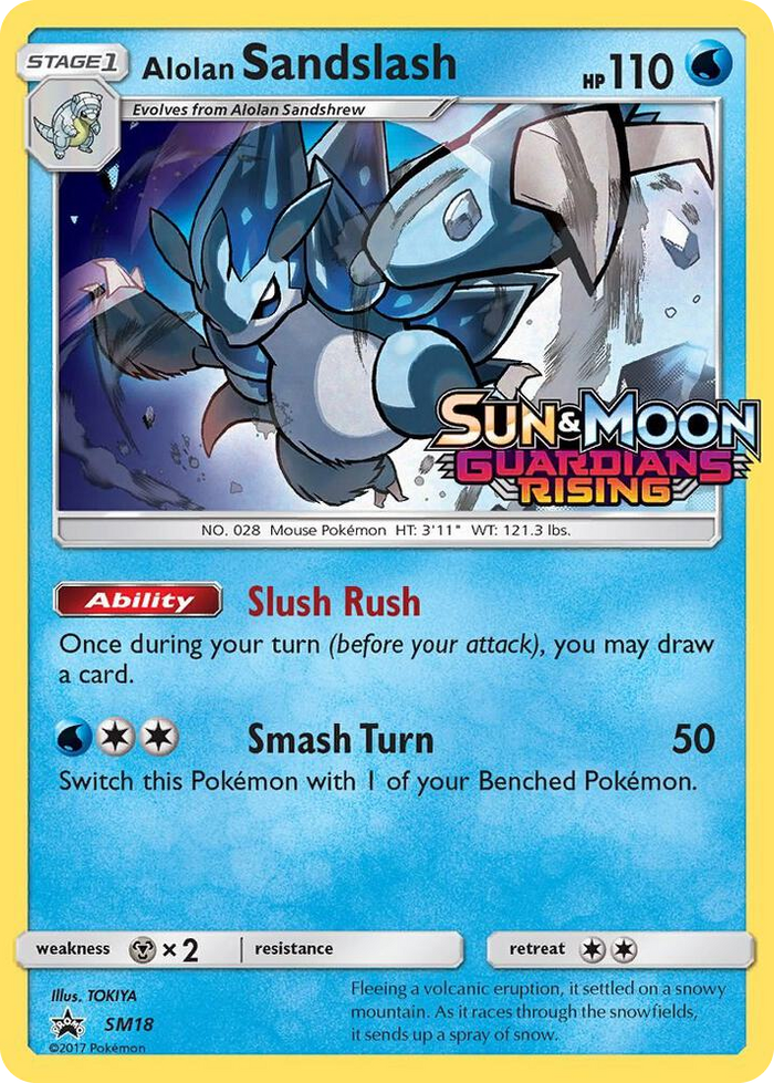 SM018 Alolan Sandslash - SM18 (Prerelease) Promo SM Promos