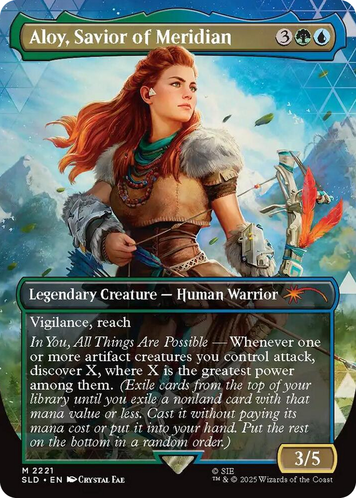 Aloy, Savior of Meridian #2221 M - Secret Lair Drop Series Pokemon card