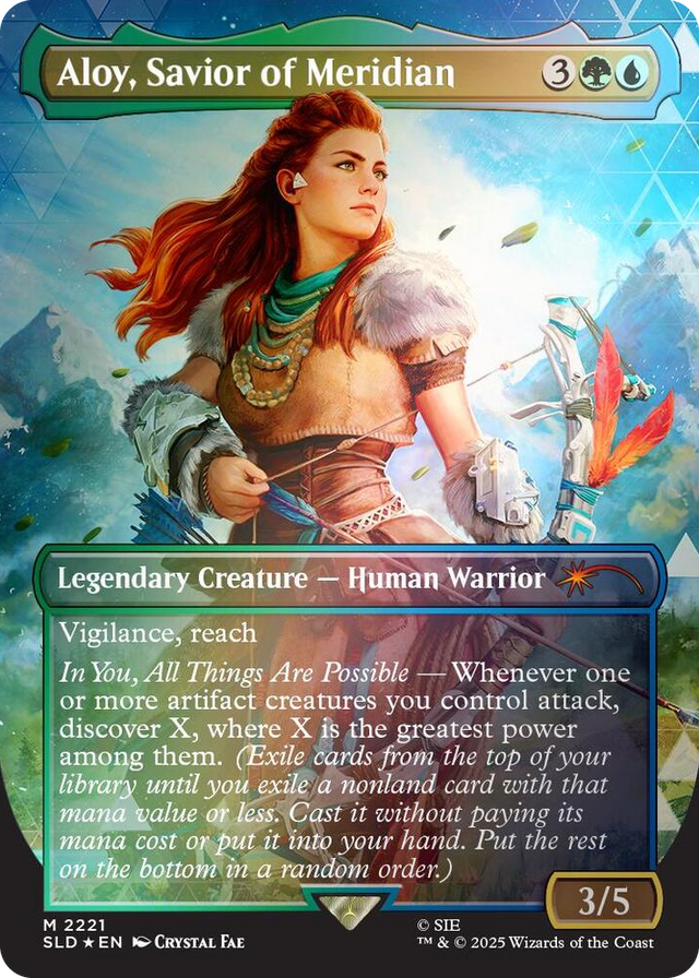 2221 Aloy, Savior of Meridian (Rainbow Foil) M Secret Lair Drop Series