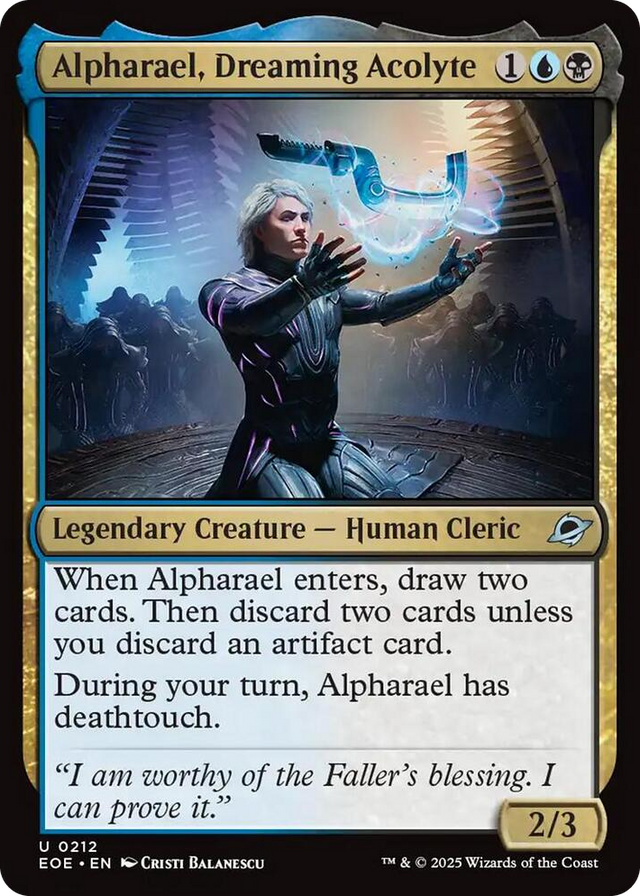 0212 Alpharael, Dreaming Acolyte U Edge of Eternities