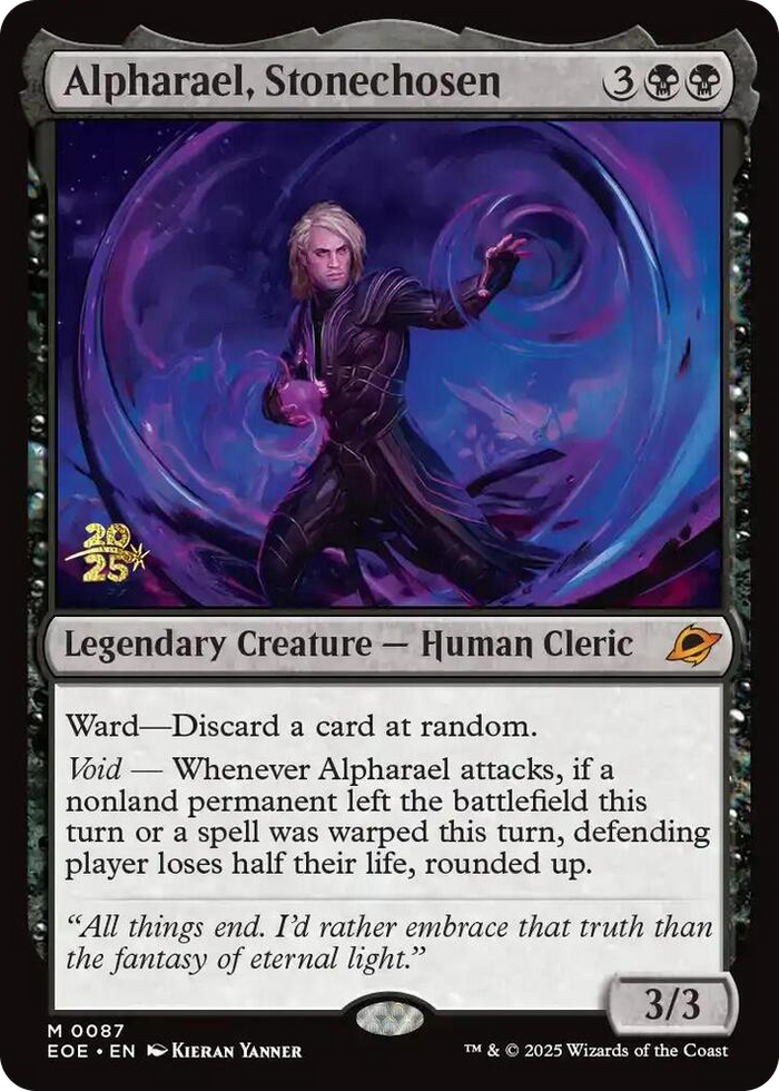Alpharael, Stonechosen #87 M - Prerelease Cards Pokemon card