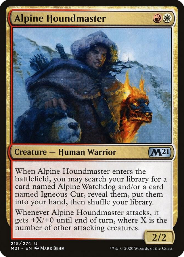 0215 Alpine Houndmaster U Core Set 2021