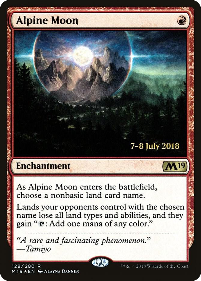 0128 Alpine Moon R Prerelease Cards