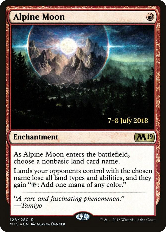 0128 Alpine Moon R Prerelease Cards