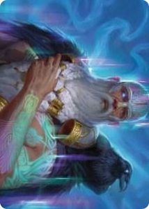 0009 Alrund, God of the Cosmos Art Card S Art Series: Kaldheim