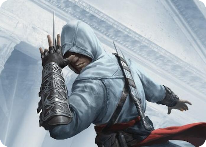 0015 Altair Ibn-La'Ahad Art Card S Art Series: Universes Beyond: Assassin's Creed