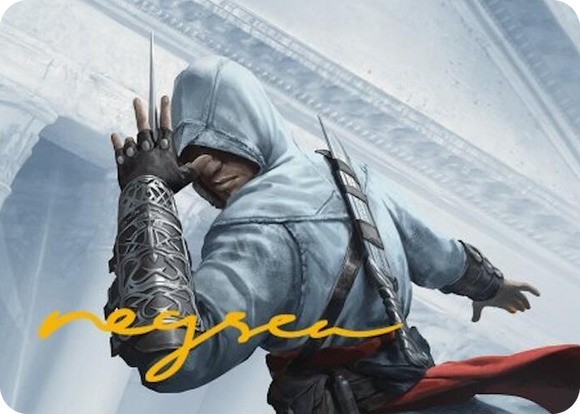 0015 Altair Ibn-La'Ahad Art Card (Gold-Stamped Signature) S Art Series: Universes Beyond: Assassin's Creed