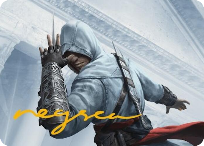 0015 Altair Ibn-La'Ahad Art Card (Gold-Stamped Signature) S Art Series: Universes Beyond: Assassin's Creed