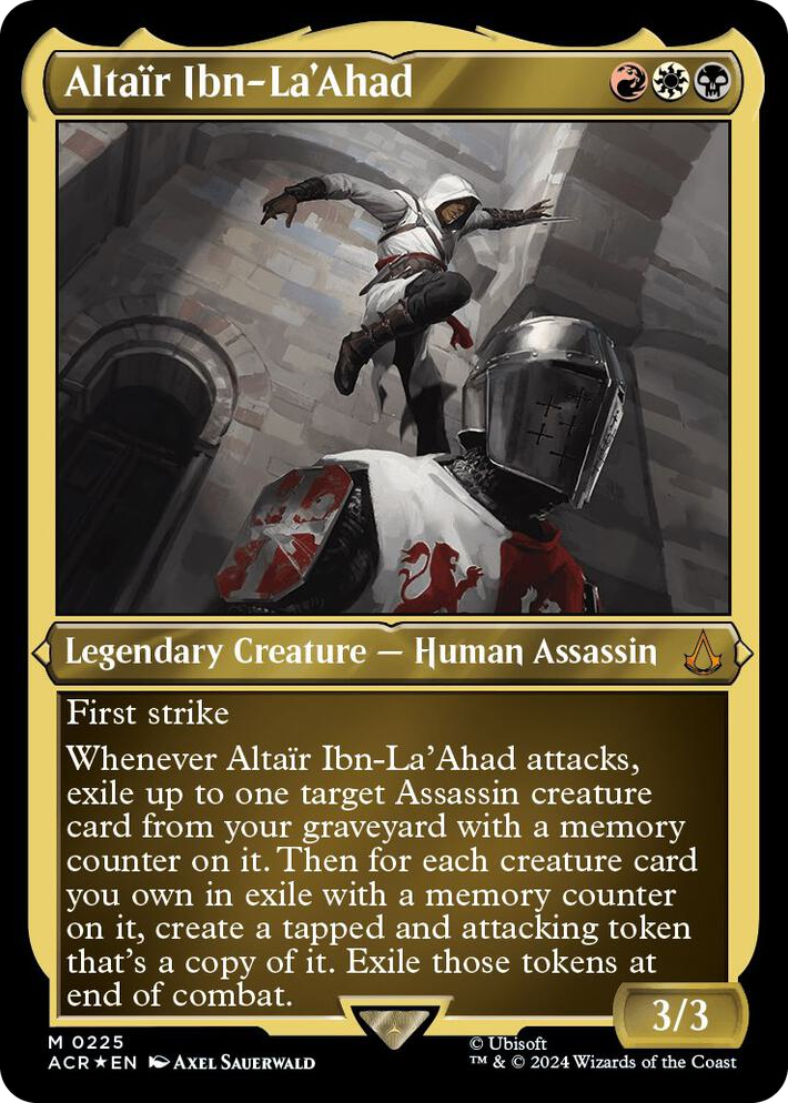 0225 Altair Ibn-La'Ahad (Foil Etched) M Universes Beyond: Assassin's Creed