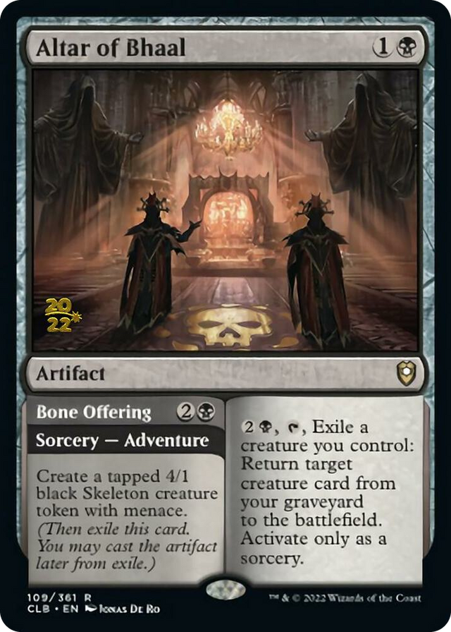 0109 Altar of Bhaal R Prerelease Cards