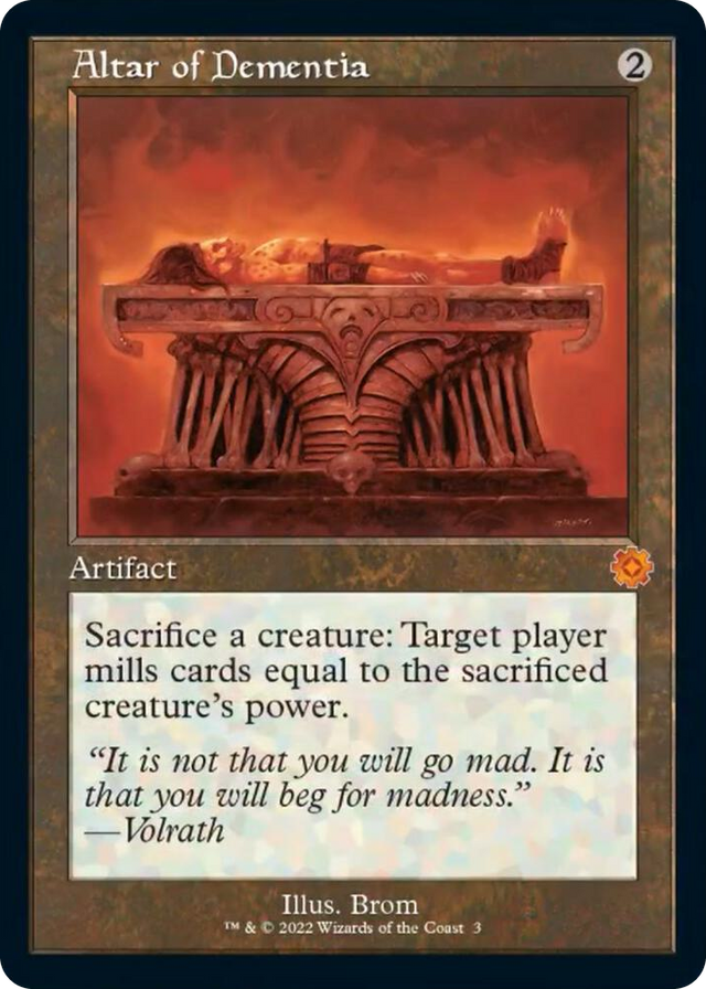 0003 Altar of Dementia M The Brothers' War: Retro Frame Artifacts