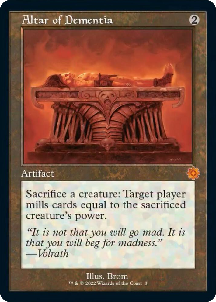 0003 Altar of Dementia M The Brothers' War: Retro Frame Artifacts