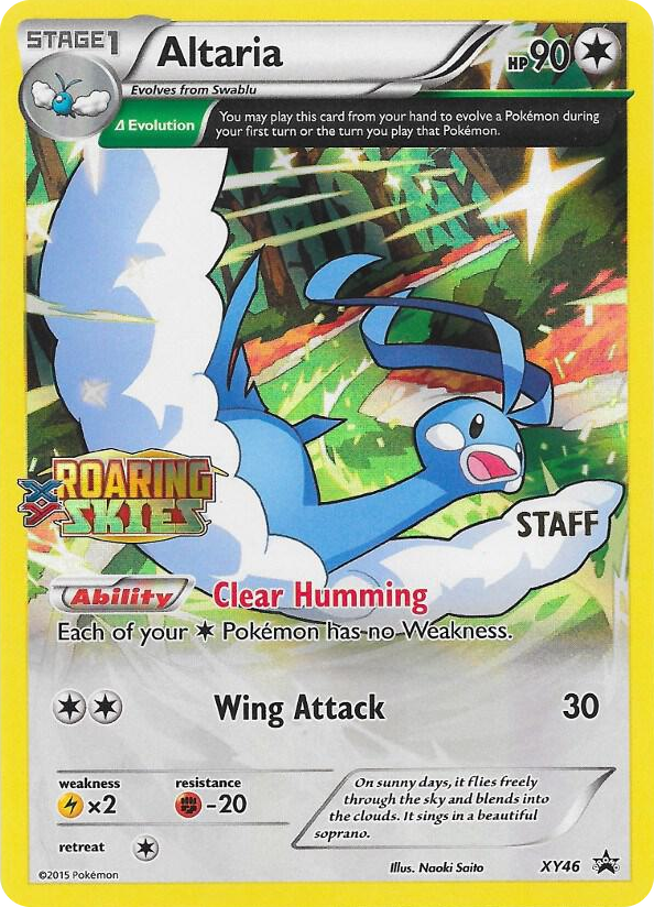 XY046 Altaria - XY46 (Prerelease) [Staff] Promo XY Promos