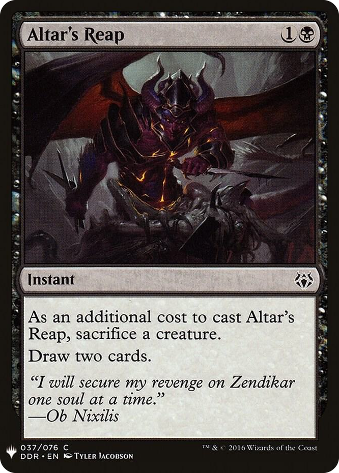 0037 Altar's Reap C The List Reprints