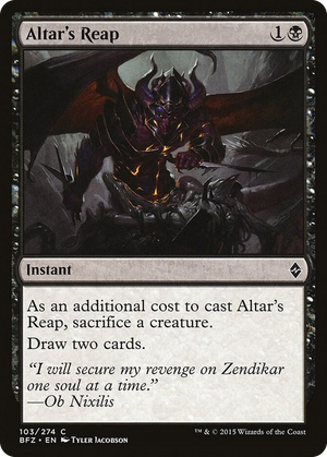 0103 Altar's Reap C Battle for Zendikar