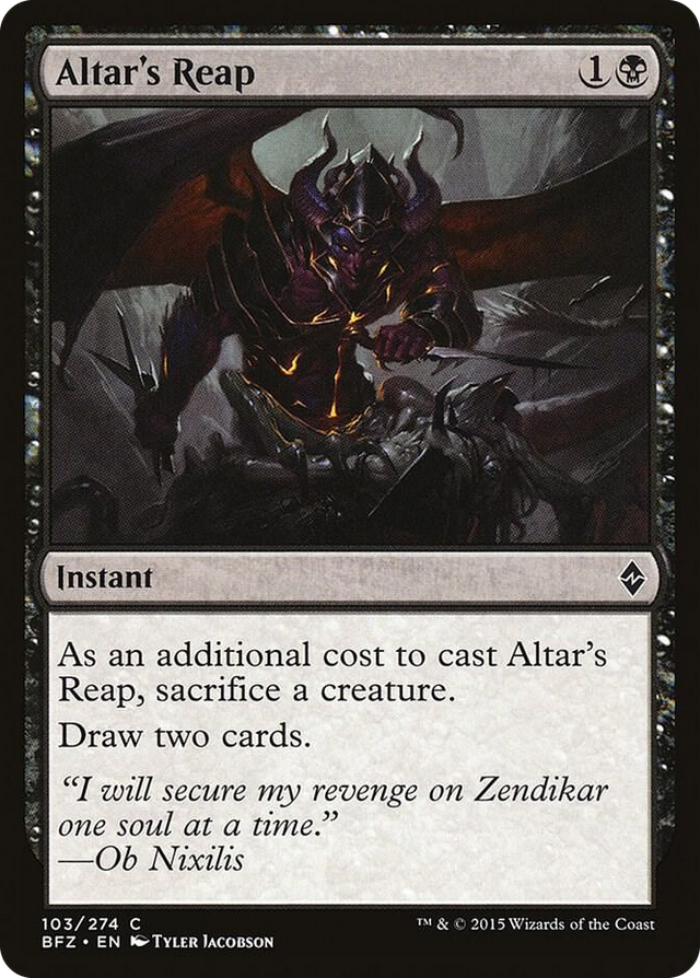 0103 Altar's Reap C Battle for Zendikar