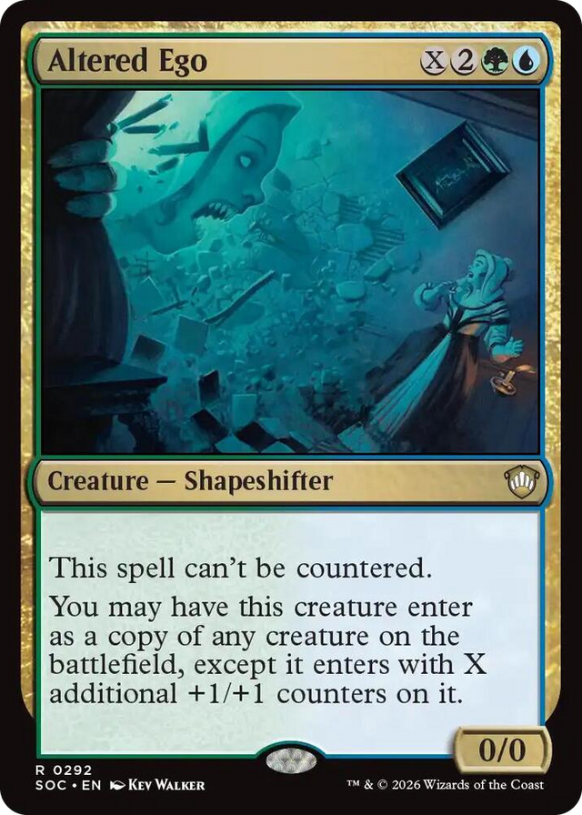 0292 Altered Ego R Commander: Secrets of Strixhaven