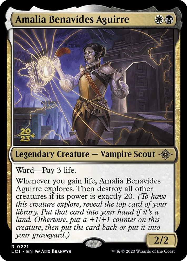0221 Amalia Benavides Aguirre R Prerelease Cards