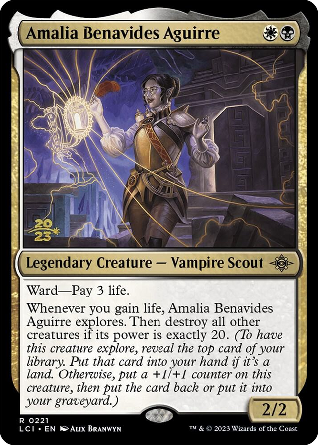 0221 Amalia Benavides Aguirre R Prerelease Cards