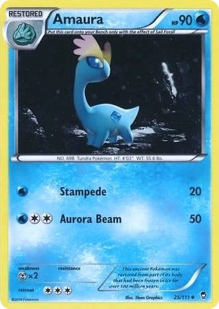 0025 Amaura - 25/111 (Cosmos Holo) Promo Miscellaneous Cards & Products