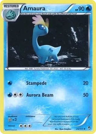 0025 Amaura - 25/111 (Cosmos Holo) Promo Miscellaneous Cards & Products