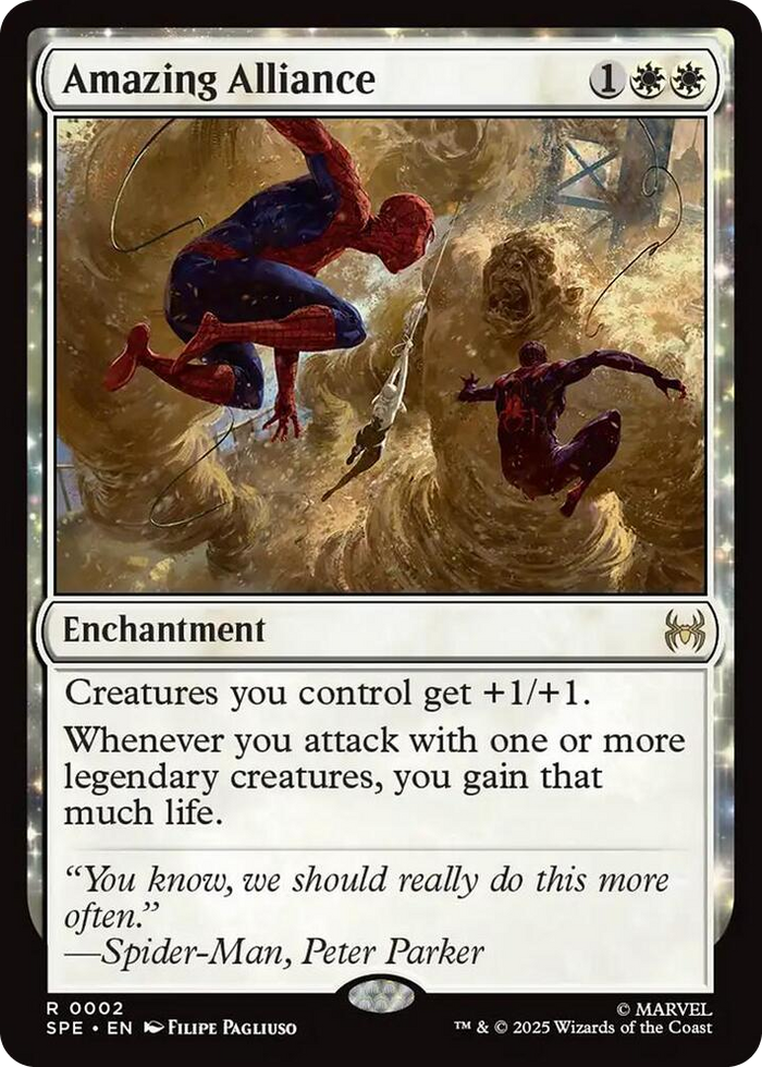 Amazing Alliance #2 R - Marvel's Spider-Man: Eternal-Legal Pokemon card