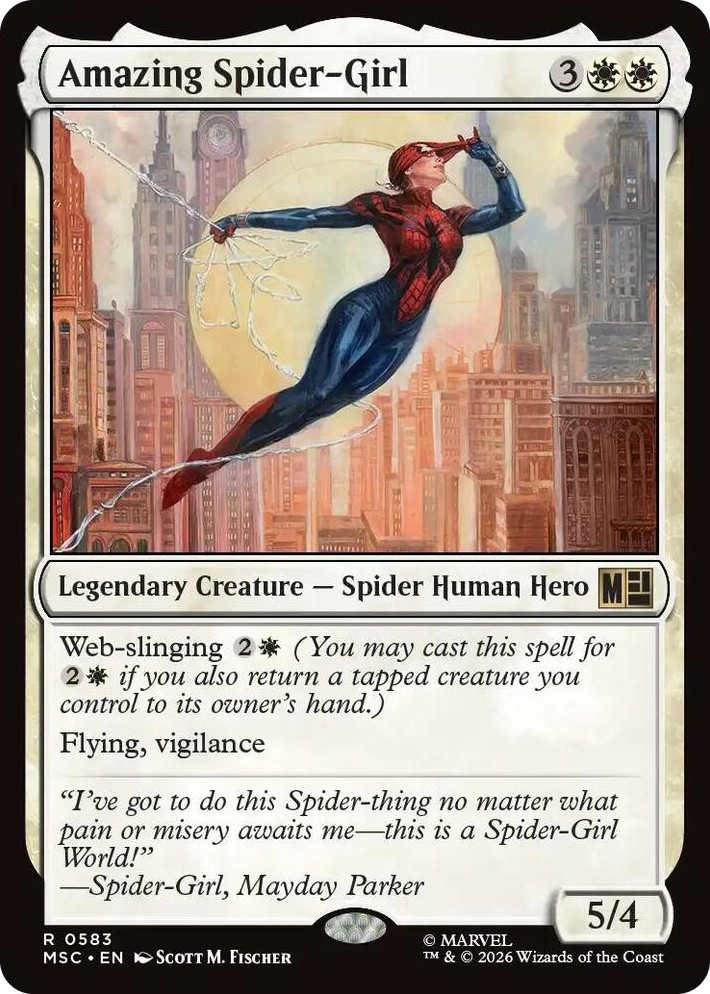 0583 Amazing Spider-Girl R Commander: Marvel Super Heroes