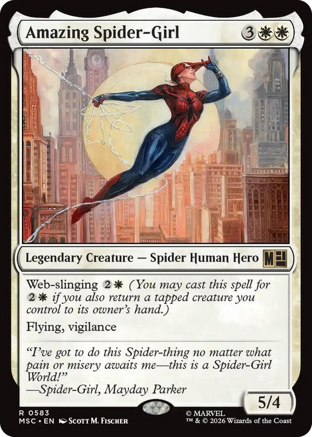 0583 Amazing Spider-Girl R Commander: Marvel Super Heroes