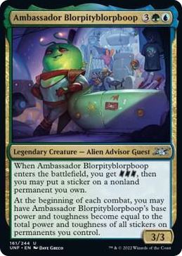 0161 Ambassador Blorpityblorpboop U Unfinity