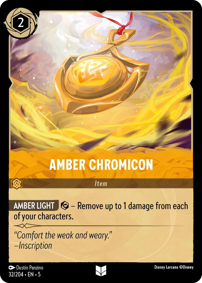 0032 Amber Chromicon Uncommon Shimmering Skies