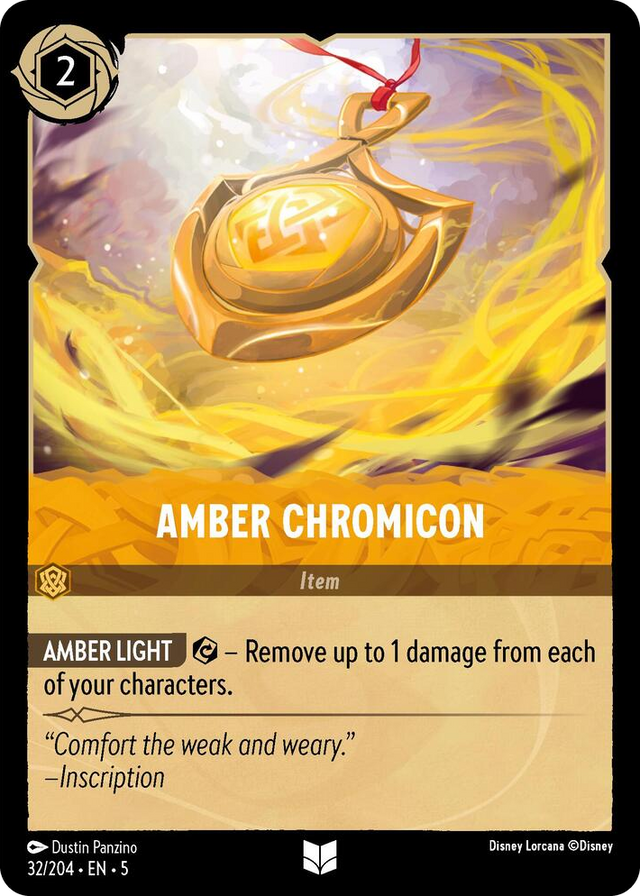 0032 Amber Chromicon Uncommon Shimmering Skies